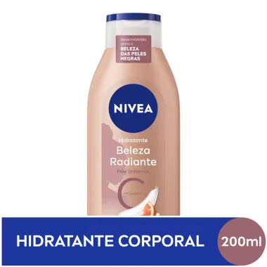 Hidratante Corporal Nivea Beleza Radiante Pele Uniforme 200ml