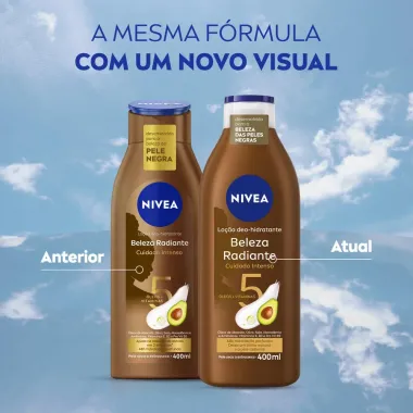 Hidratante Desodorante Nivea Beleza Radiante Cuidado Intenso 400ml