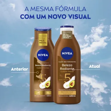 Hidratante Desodorante Nivea Beleza Radiante Cuidado Intenso 400ml