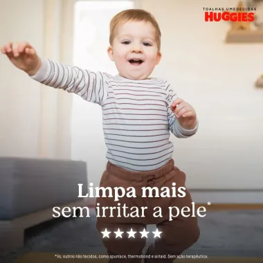 Len&ccedil;os Huggies Hidrata&ccedil;&atilde;o e Nutri&ccedil;&atilde;o Contra Assaduras 4x48 Unidades