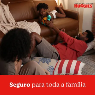 Lenços Umedecidos Huggies Rosto e Corpo Limpeza 4 x 48 Unidades