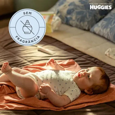 Lenços Umedecidos Huggies Recém-Nascido Sem Fragrância 4x48U