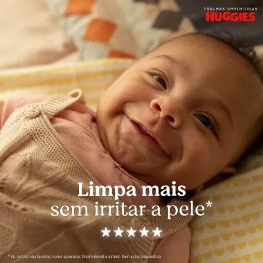 Lenços Umedecidos Huggies Recém-Nascido Sem Fragrância 4x48U