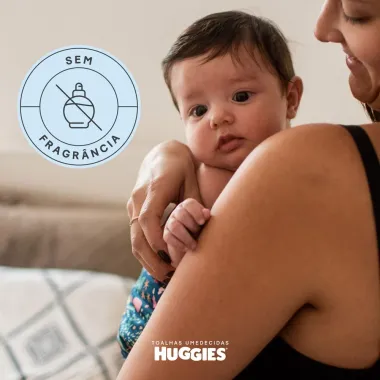Len&ccedil;os Umedecidos Huggies Rec&eacute;m-Nascido Sem Fragr&acirc;ncia 4x48U
