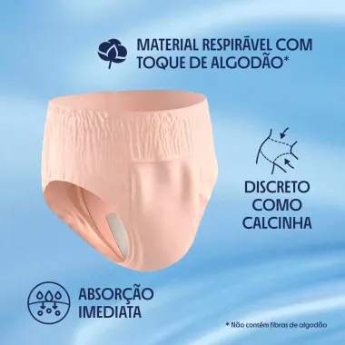 Roupa &Iacute;ntima Plenitud Protect Plus Unissex Tamanho P/M 32 Unidades Leve Mais Por Menos