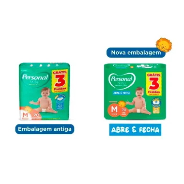 Fralda Personal Baby Protect & Sec Tamanho M Leve 70 Pague 67 Fraldas Descart&aacute;veis