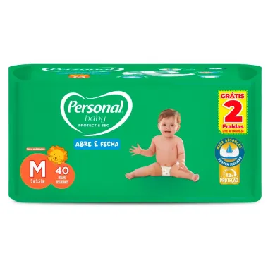 Fralda Personal Baby Protect & Sec Tamanho M Leve 40 Pague 38 Fraldas Descart&aacute;veis