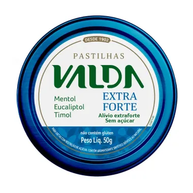 Pastilha Valda Extra Forte 50g