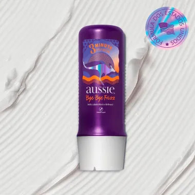 Kit Shampoo Aussie Bye Bye Frizz Maciez e Brilho 180ml e 3 Minutos Milagrosos 236ml