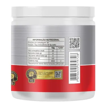 Creatina Gourmet Health Labs Sabor Morango 300g