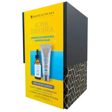 Blemish + Age Defense SkinCeuticals Serum 30ml e Ganhe 50% de Desconto Blemish + Age UV Defense FPS 50 40ml