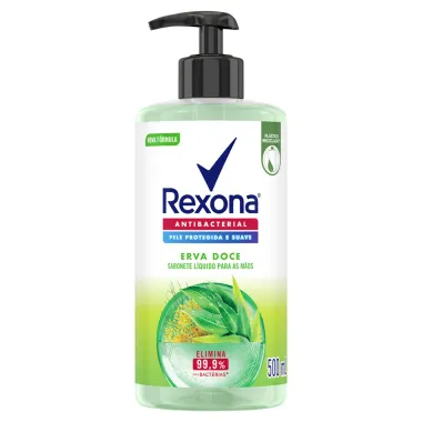 Sabonete Líquido para Mãos Rexona Antibacterial Erva-Doce 500ml