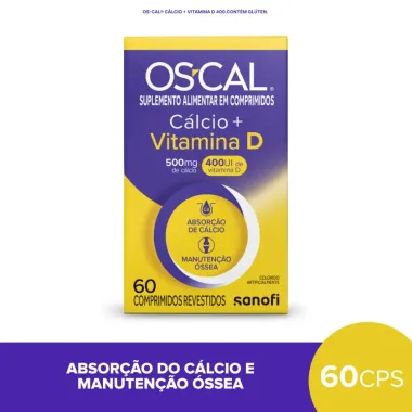 Os-Cal D Cálcio 500mg + Vitamina D 400UI 60_2