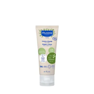 Mustela BIO Orgânico Creme para Assadura Sem Perfume 75ml