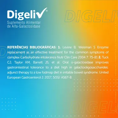 Digeliv 400FCC Sabor Laranja com 30 Comprimidos Mastigáveis