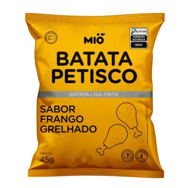 Batata Petisco Mi&oacute; Sabor Frango Grelhado 45g