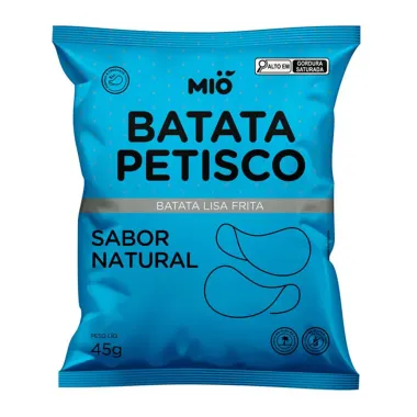 Batata Petisco Mi&oacute; Sabor Natural 45g