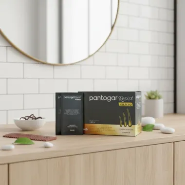 Pantogar Resist Silício Sem Sabor com 30 Sachês de 10g cada