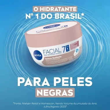 Creme Facial Nivea Uniformizador Beleza Radiante 7 em 1 100g