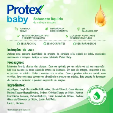 Sabonete em Barra Protex Baby Glicerina Natural 85g