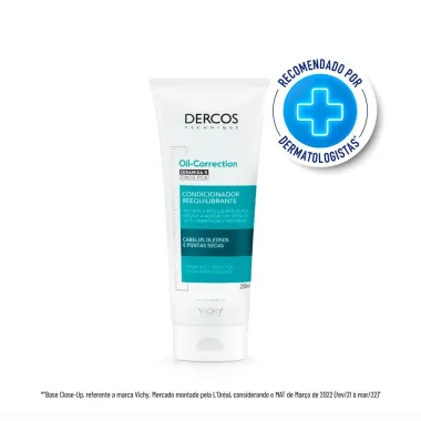 Dercos Reequilibrante Vichy Condicionador Oil-Correction 200ml