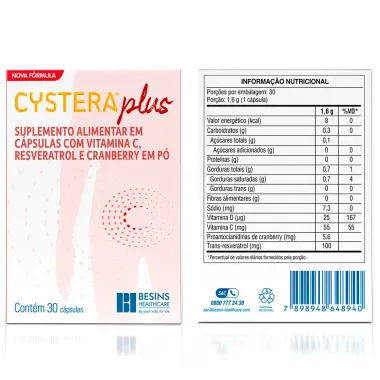 Cystera Plus 30 Comprimidos