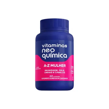 Vitamina Neo Qu&iacute;mica A-Z Mulher Multivitam&iacute;nico com 60 Comprimidos