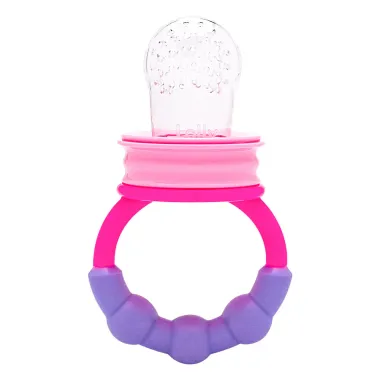 Alimentador de Silicone Lolly 6+ Meses Rosa 1 Unidade