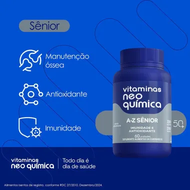 Vitamina Neo Qu&iacute;mica S&ecirc;nior 60 Comprimidos