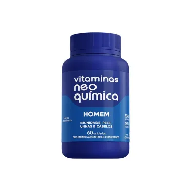 Vitamina Neo Qu&iacute;mica Homem Multivitam&iacute;nico com 60 Comprimidos