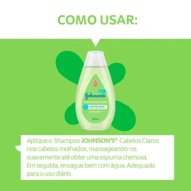 Shampoo Johnson's Baby Cabelos Claros 200ml