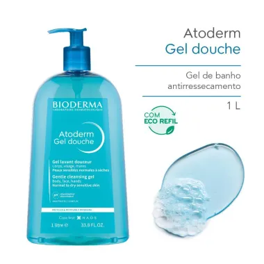 Bioderma Atoderm Gel Douche Antirressecamento 1L