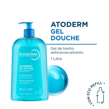 Bioderma Atoderm Gel Douche Antirressecamento 1L