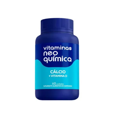 Vitamina Neo Química Cálcio + Vitamina D 60 Comprimidos