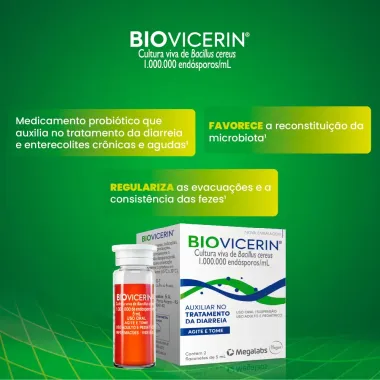 Biovicerin 2 Flaconetes com 5ml cada