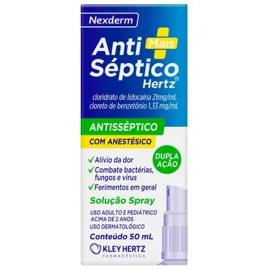 Anti-S&eacute;ptico Hertz Spray com 50ml