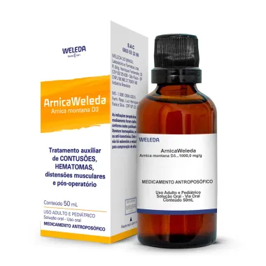 Arnica Weleda D3 Gotas com 50ml