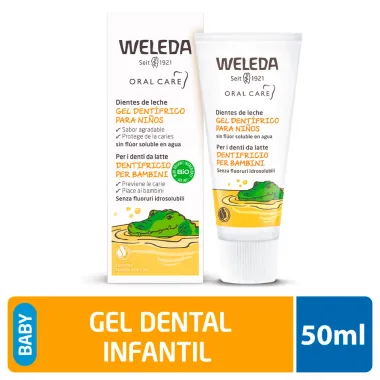 CR DENT INF WELEDA S/FLUOR GEL 50ML