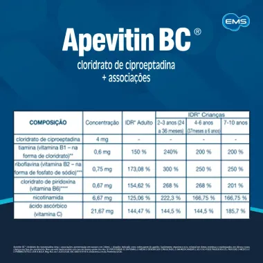 Apevitin BC Xarope com 240ml