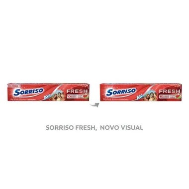 Creme Dental Sorriso Fresh Menthol Impact 90g