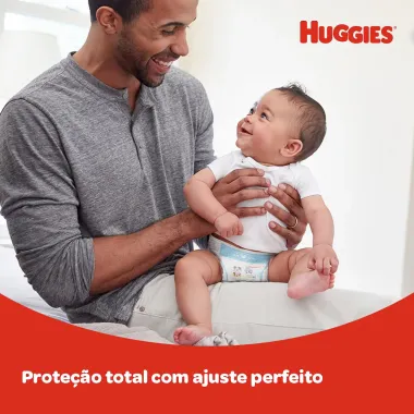 Fralda Roupinha Huggies Supreme Care Tamanho P Pacote Mega 44 Fraldas Descartáveis