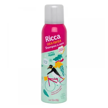 Shampoo a Seco Ricca Cuca Fresca Menta 150ml