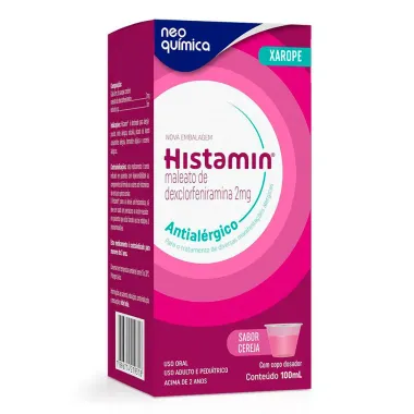 Histamin 2mg/5ml Xarope Analgésico 100ml