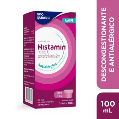 Histamin 2mg/5ml Xarope Analgésico 100ml