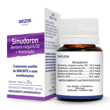 Sinudoron Weleda Glóbulos com 20g