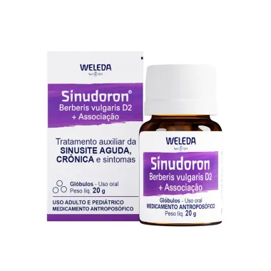 Sinudoron Weleda Gl&oacute;bulos com 20g