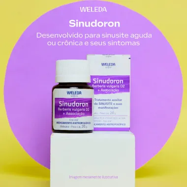 Sinudoron Weleda Gl&oacute;bulos com 20g