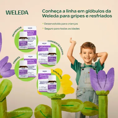 Sinudoron Weleda Gl&oacute;bulos com 20g