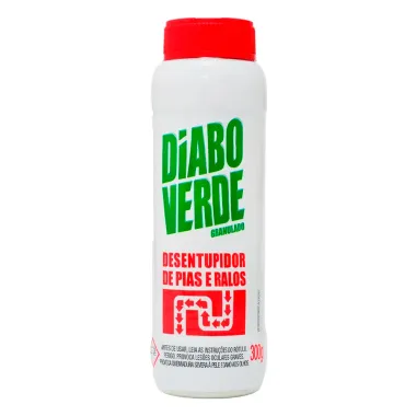 Desentupidor de Pias e Ralos Diabo Verde 300g