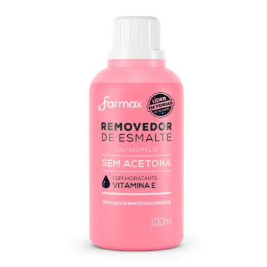 Removedor de Esmalte Farmax com 100ml